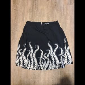 Sourpuss brand octopus midi skirt